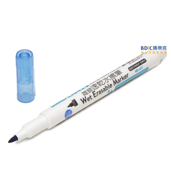 雄獅鉛筆 SIMBALION 雄獅速乾水擦筆 WE-607 紅藍黑綠