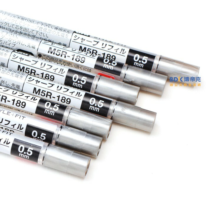 uni 三菱鉛筆 0.5中性替芯筆 STYLE M5R-189 自動鉛筆替芯