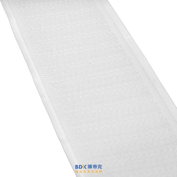 北極熊 Polar bear 自黏性魔術帶(背膠) 魔鬼氈 25mm x 25M 單排-公(勾面) 白