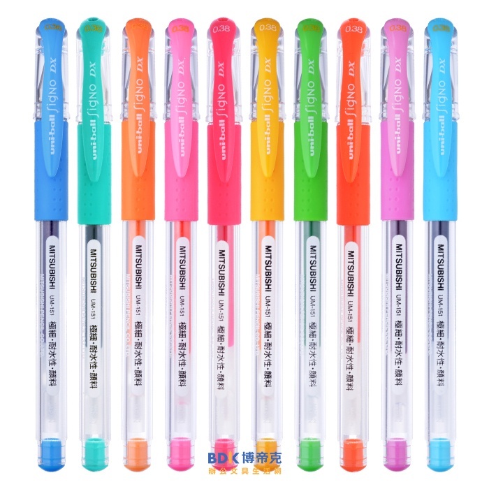 uni 三菱鉛筆 0.38超細鋼珠筆 UM-151 系列