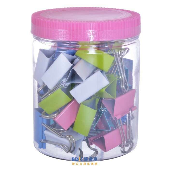 SDI 手牌 彩色長尾夾(桶裝) 32mm 0244T