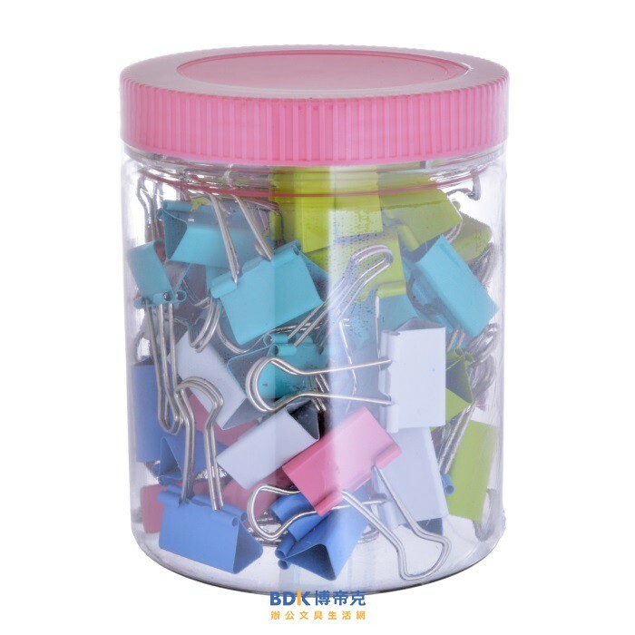 SDI 手牌 彩色長尾夾(桶裝) 25mm 0245T