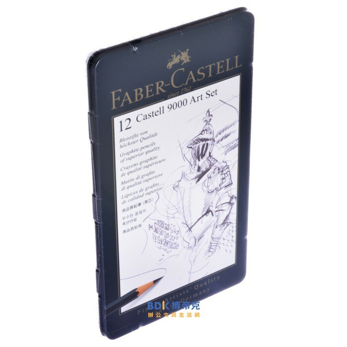 Faber-Castell 德國輝柏 Castell 9000 鉛筆組 鐵盒 11-90-65 12入