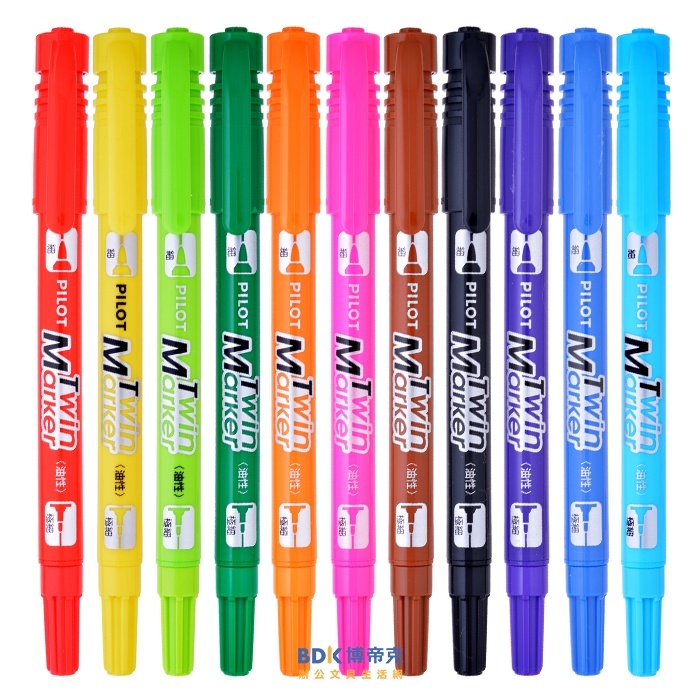 PILOT 百樂文具 雙頭麥克筆 MEF-12EU 系列