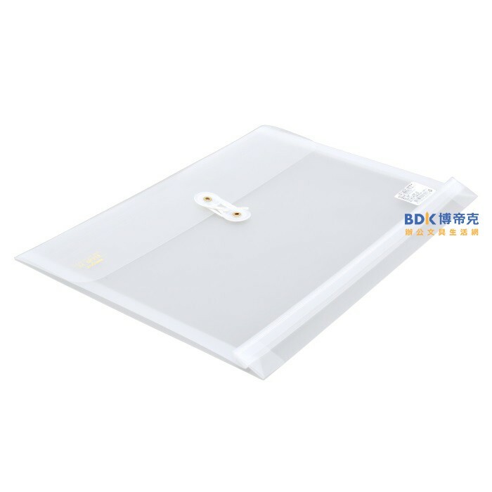 超聯捷 HFPWP A4橫式壓花透明文件袋 GF218 10入