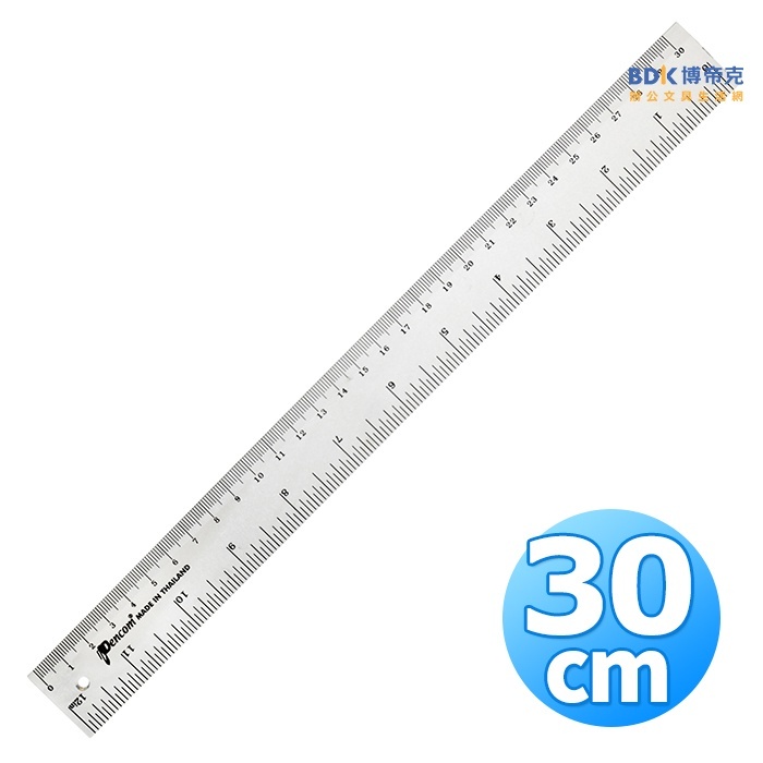 尚禹文具 Pencom 壓克力塑膠直尺(硬) RL-102 30cm (新包裝)
