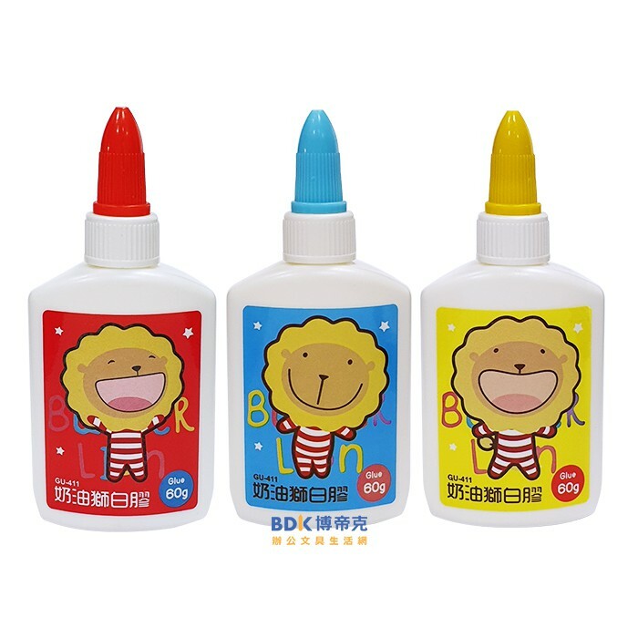 雄獅鉛筆 SIMBALION 奶油獅白膠 GU-411 (不挑色)