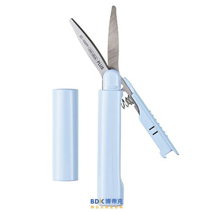 PLUS 台灣普樂士 SC-100PF 攜帶式筆型剪刀mini (不沾膠) 系列