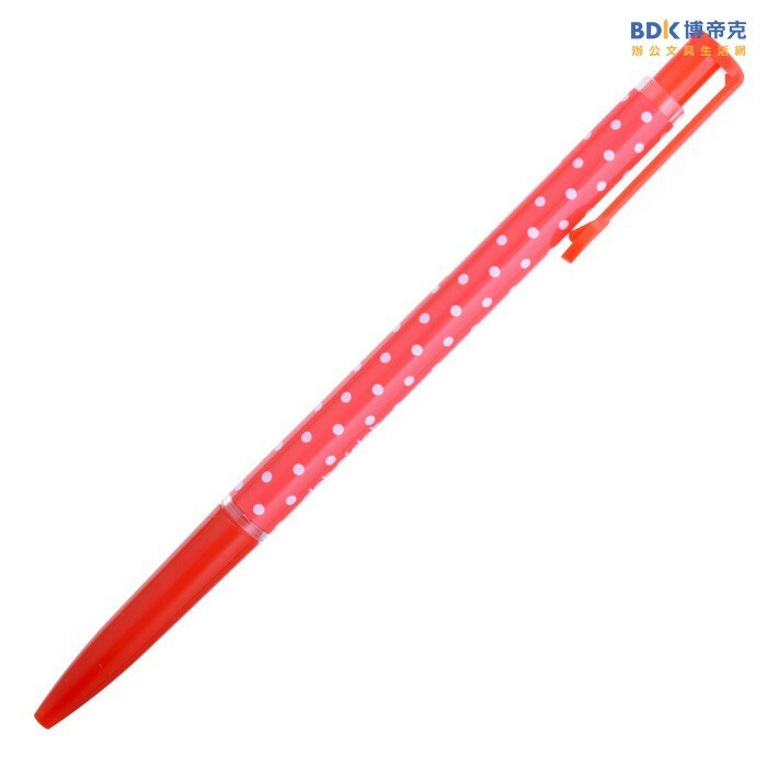 TEMPO 節奏 0.4mm點點自動中油筆 B-103P 紅 盒裝20入