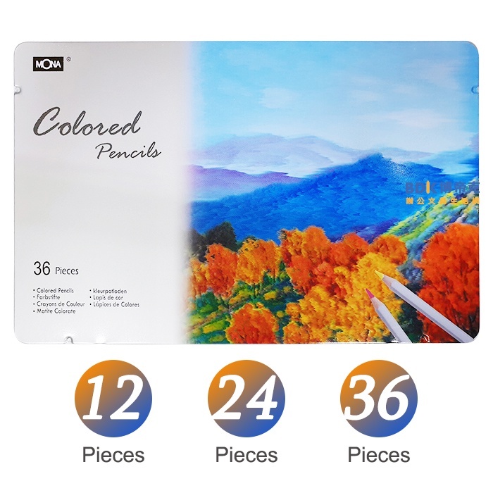 MONA蒙納 油性色鉛筆 80507 系列