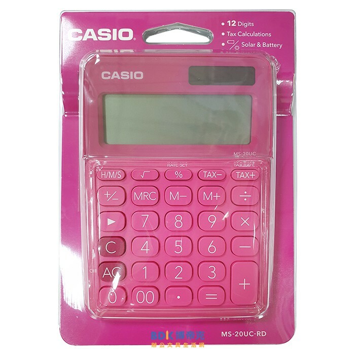 CASIO 卡西歐 12位馬卡龍計算機 MS-20UC 系列