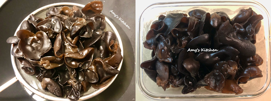 【涼拌雲耳 / 自製油醋醬】 Black Fungus Salad / Homemade Vinaigrette Sauce