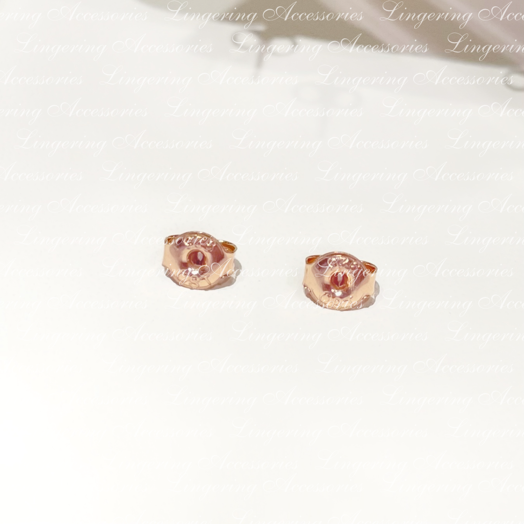 丨925銀・厚鍍白金・厚鍍玫瑰金丨耳環托 (1 / 3 / 5 對)