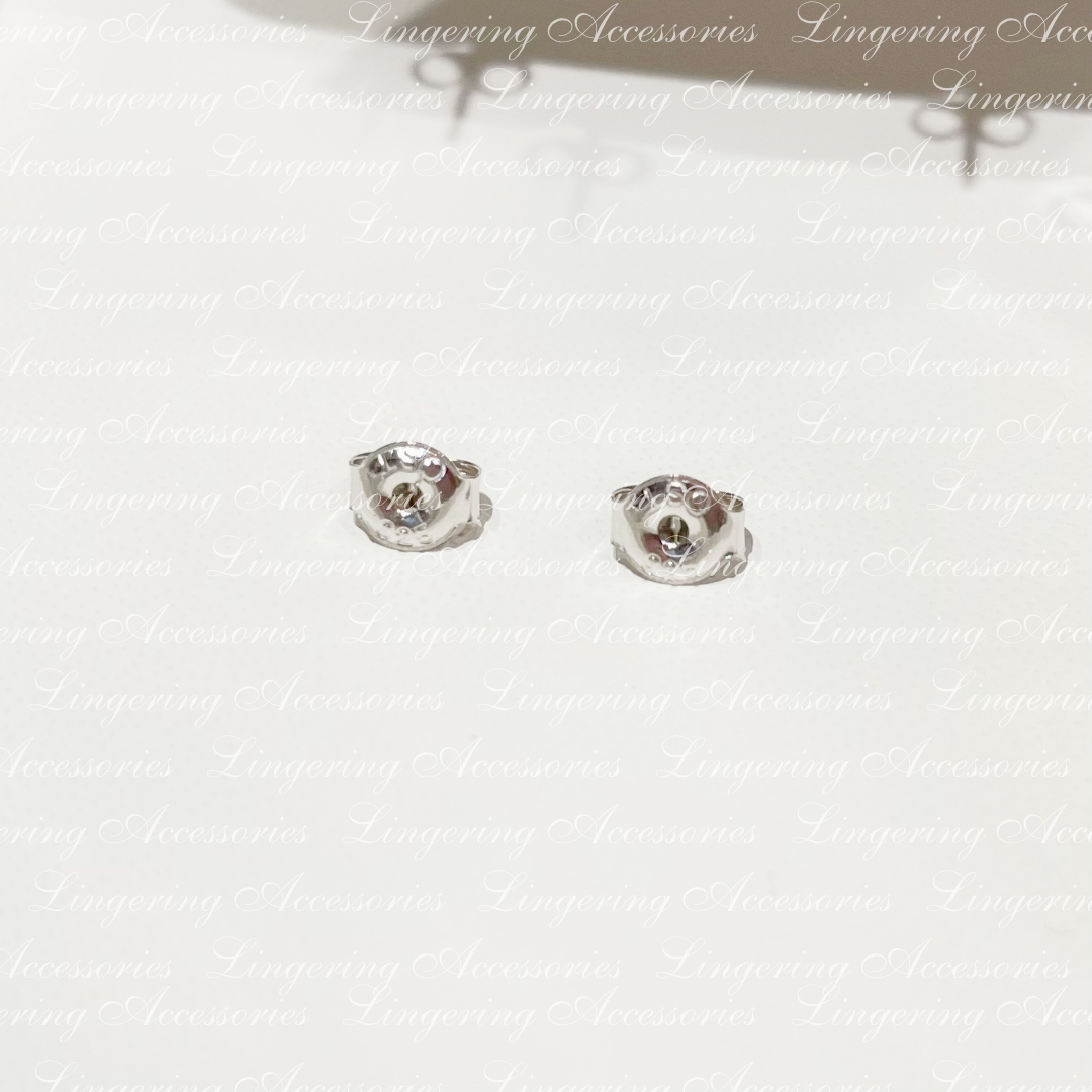 丨925銀・厚鍍白金・厚鍍玫瑰金丨耳環托 (1 / 3 / 5 對)