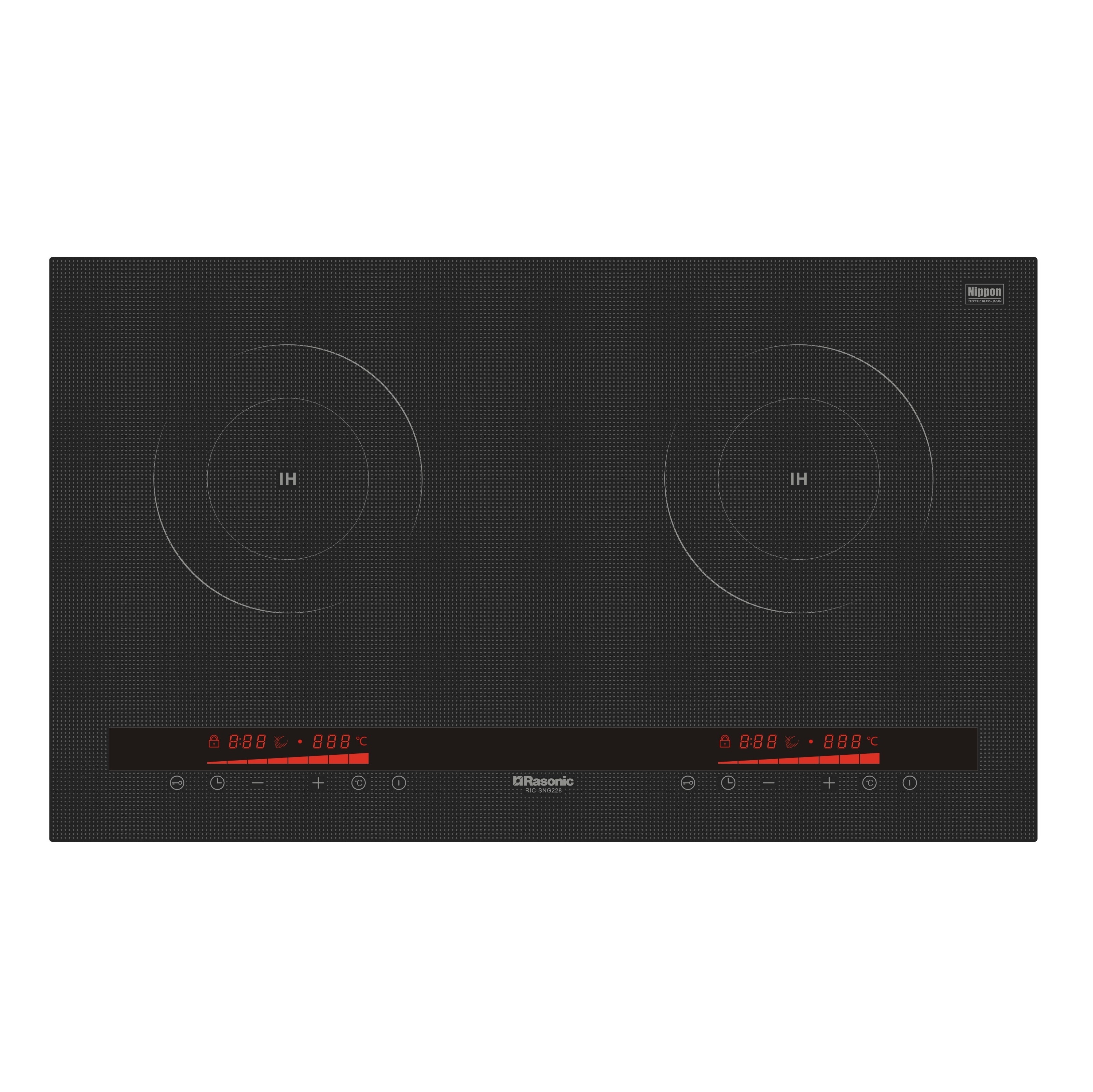 Rasonic 樂信 雙頭電磁爐 RIC-SNG228 (13A , 嵌入/座檯式)