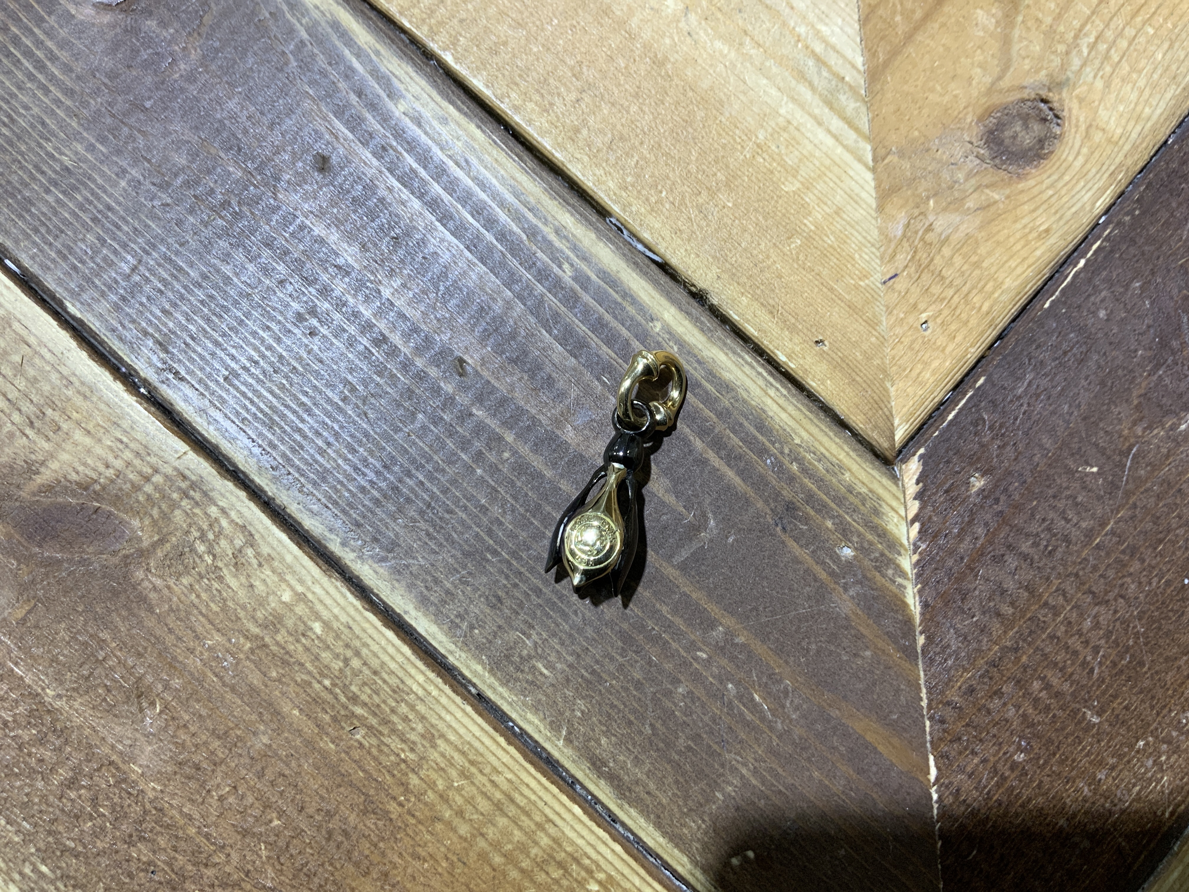 LO Tear Bell K18 Gold Ring Gold Fusion M (Black Edtion)