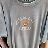 [S] ADLV TEDDY BEAR (BEAR DOLL) SHORT SLEEVE T-SHIRT,SKYBLUE, ADLV21SS-SSADSB-TBD (SAV148)