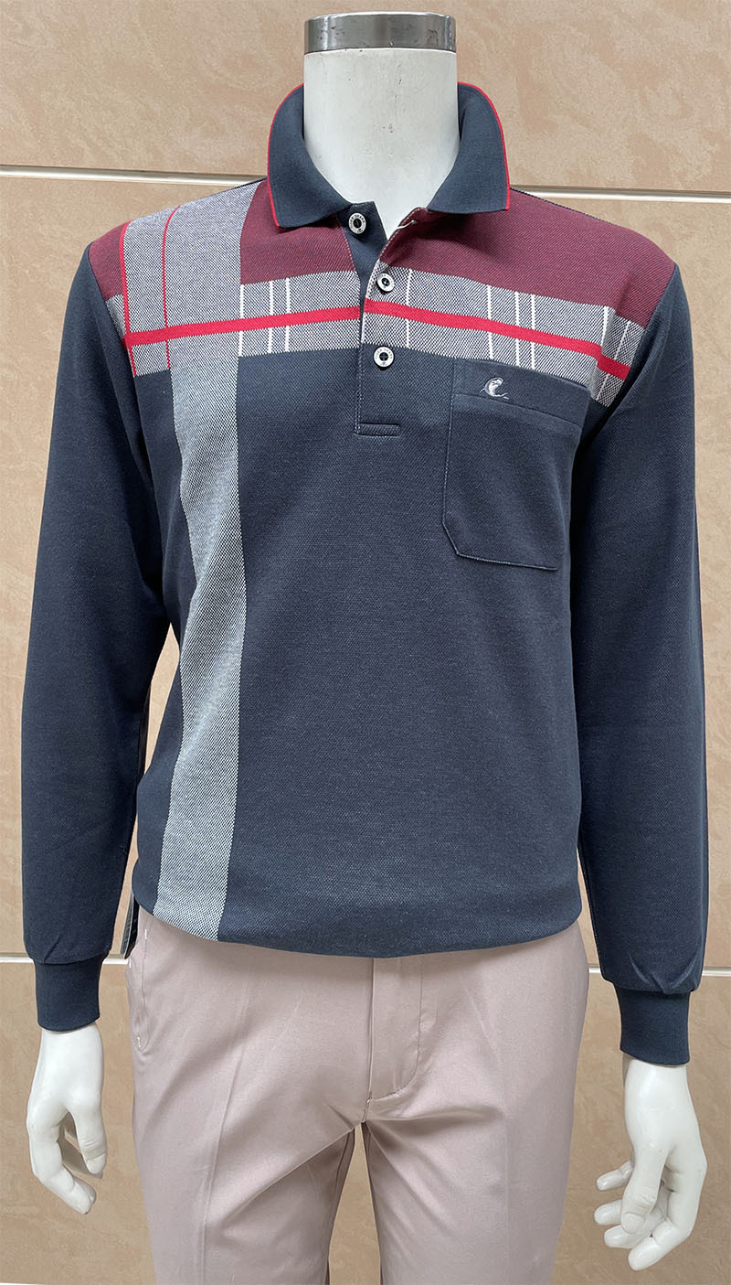 立體剪裁保暖Polo衫