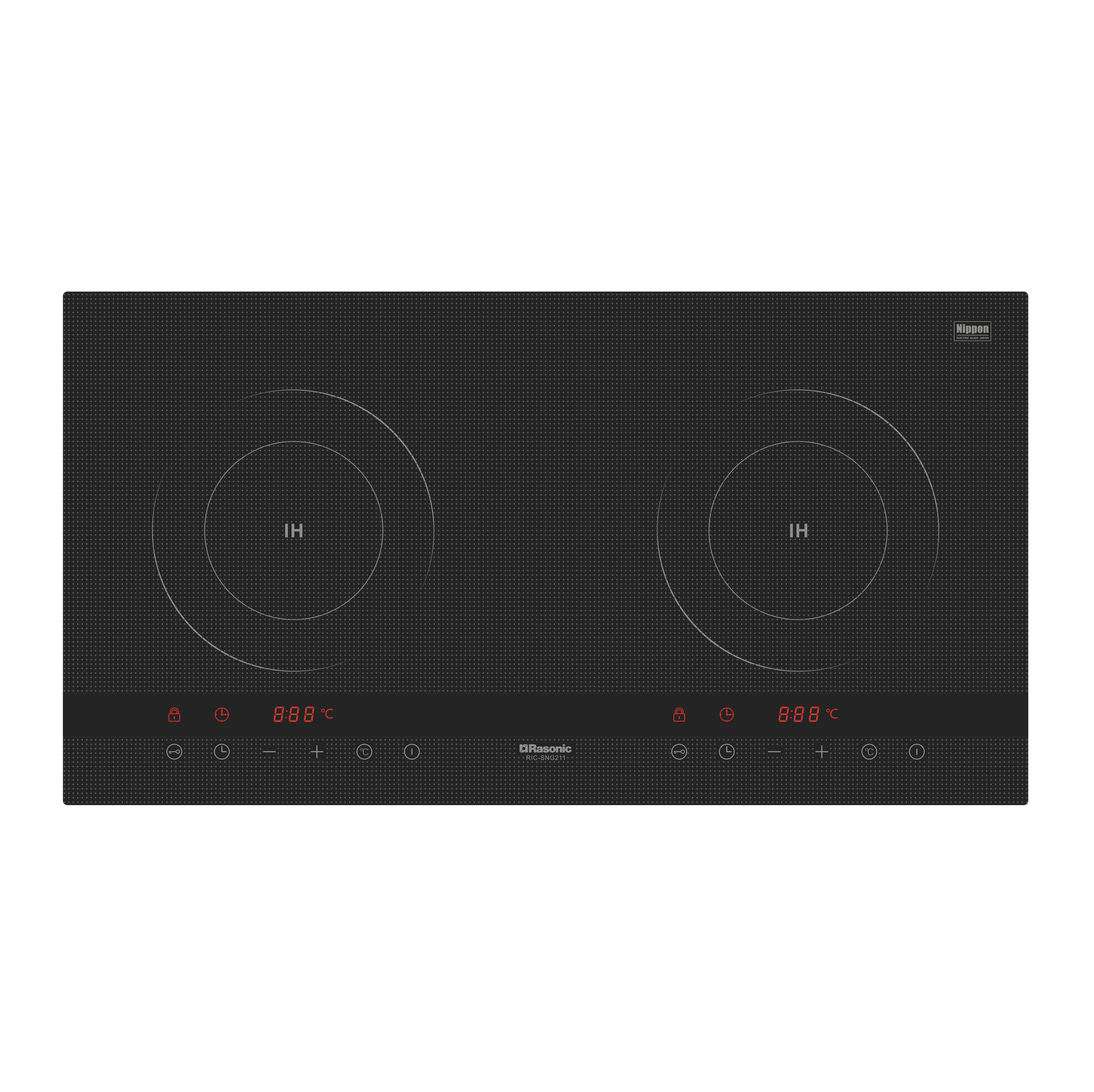 Rasonic 樂信 雙頭電磁爐 RIC-SNG211 (13A , 嵌入/座檯式)