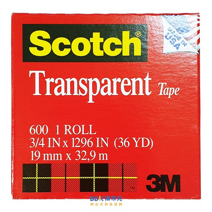 3M 台灣 Scotch 透明測試膠帶 Cat.600