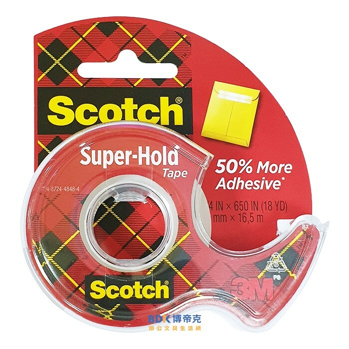 3M 台灣 Scotch 超黏透明膠帶(含膠台) Cat.198