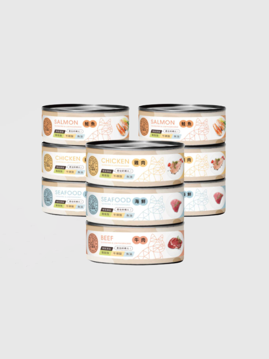 【心頭肉】貓咪無穀低磷主食 心安罐｜鮭魚