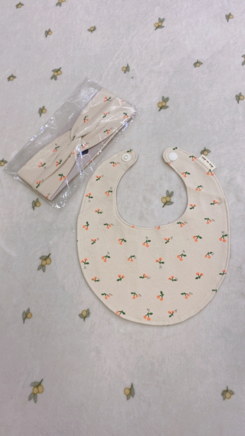 韓國棉質口水肩