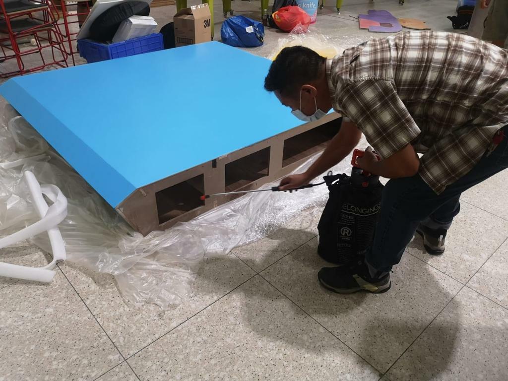 (展覽攤位) 防火漆施工 (包括fs251證書）