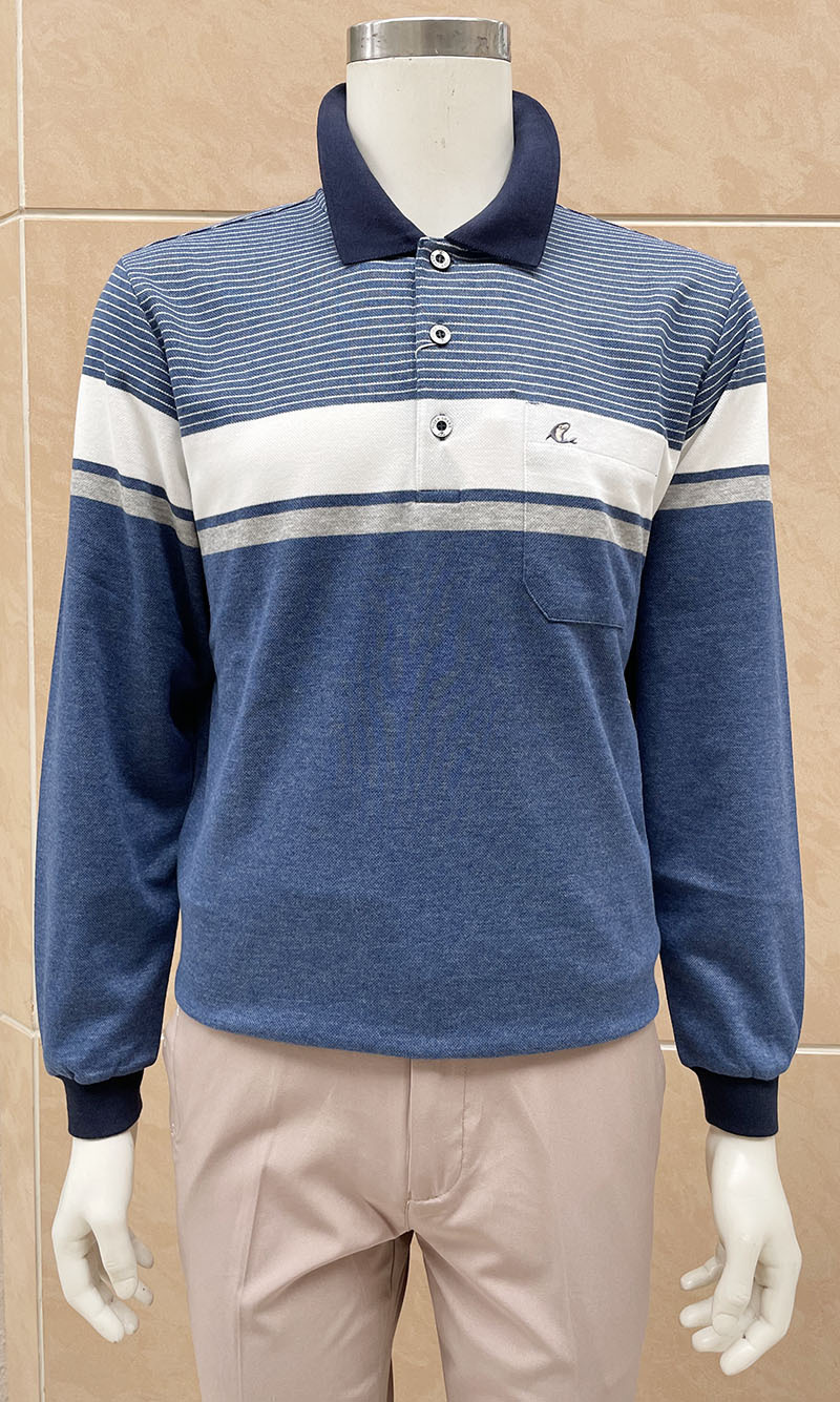 立體剪裁保暖Polo衫