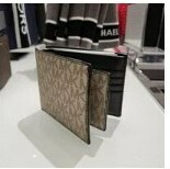 [S] MICHAEL KORS 36U9LCRF6B COOPER BILLFOLD W PASSCASE,HEMP/BROWN, 194391564545 (SMK245)