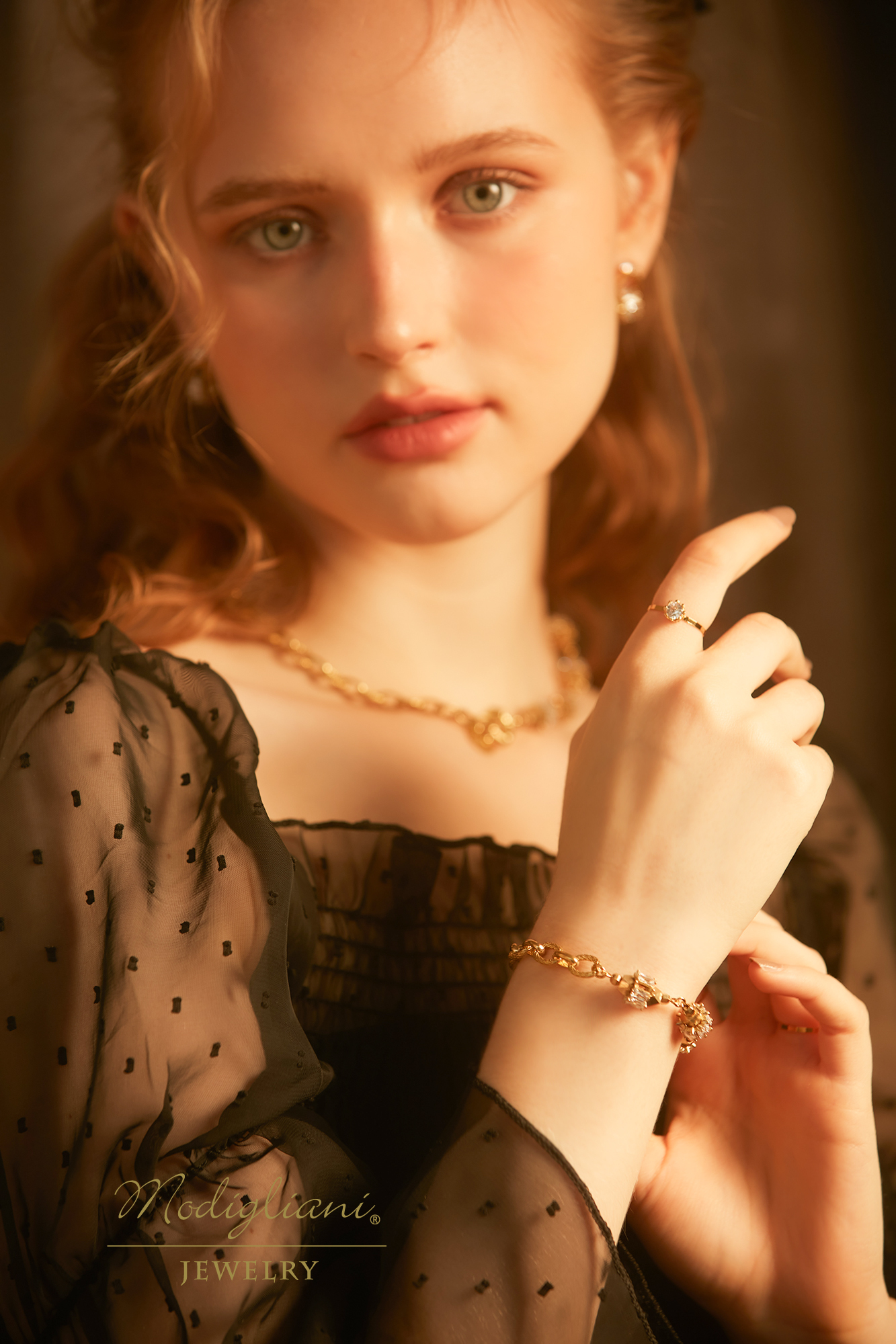 黃銅飾品,黃銅,手鍊,鋯石,幾何,個性