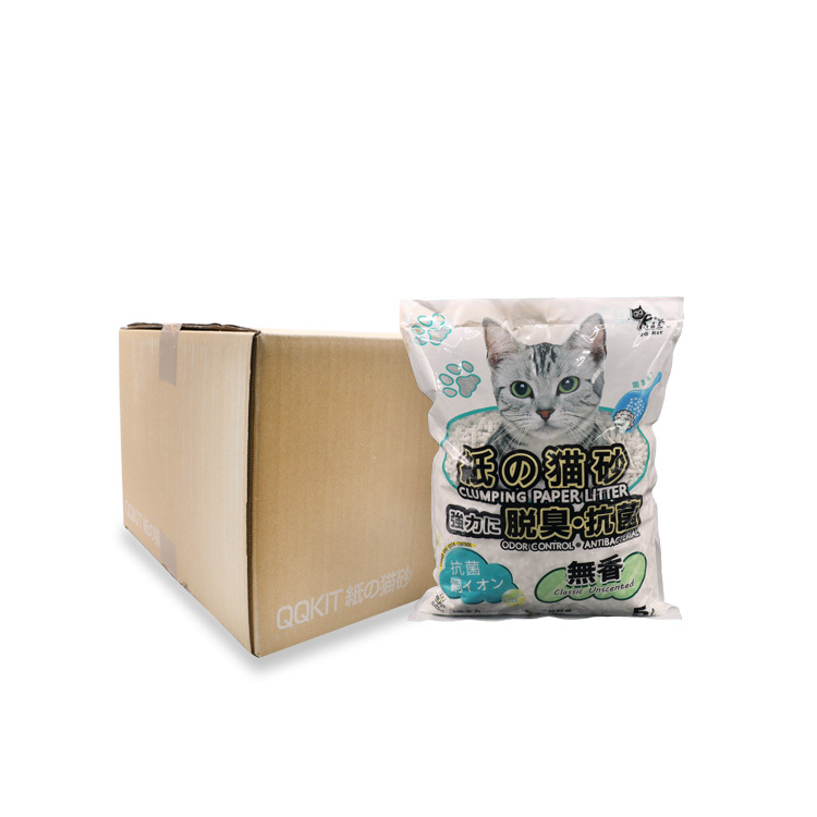【5L輕巧包】無香紙貓砂  (8包/箱)