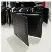 [S] MICHAEL KORS 36U9LHRF3L HARRISON BILLFOLD W COIN PKT LEATHER,BLACK, 193600149092 (SMK257)