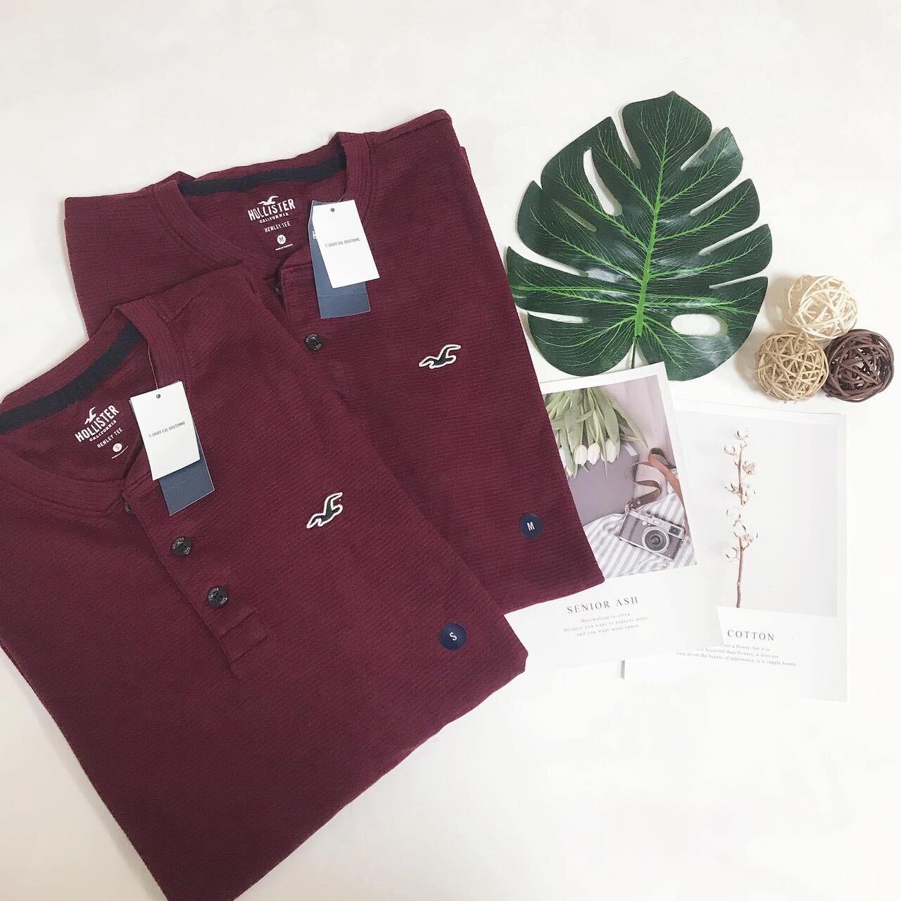 HOLLISTER HANLEY LOGO LS TEE