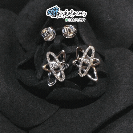 18K White Gold 0.18ct Diamond Earrings