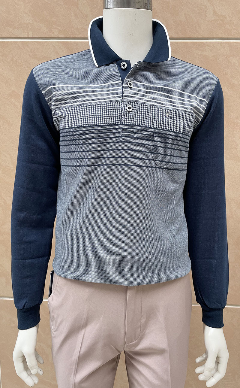 立體剪裁保暖Polo衫