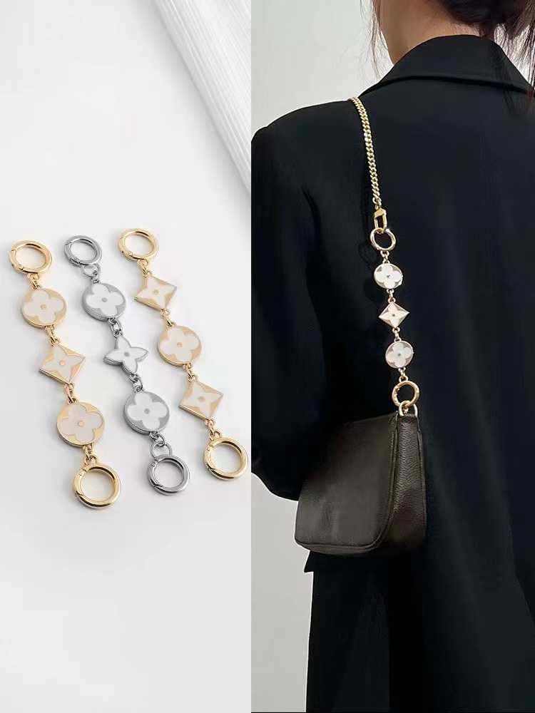 手工坊包包延長鏈麻將腋下包改造包帶四葉草加長鏈條單買配件