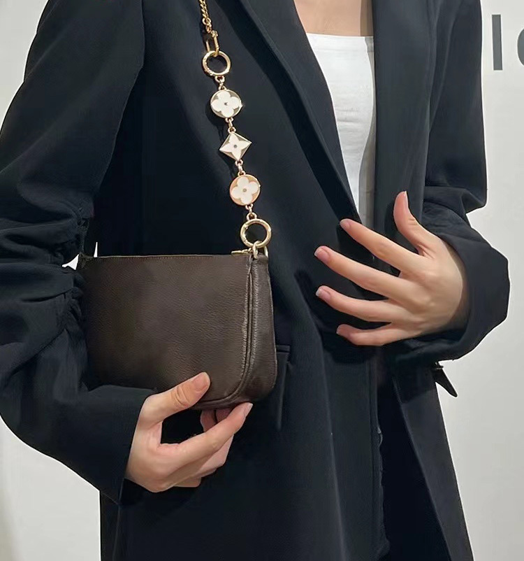 手工坊包包延長鏈麻將腋下包改造包帶四葉草加長鏈條單買配件