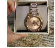 [S] MICHAEL KORS MK7135 WOMEN'S JANELLE THREE-HAND STAINLESS STEEL WATCH, ROSE GOLD-TONE, 796483482234 (SMK278)