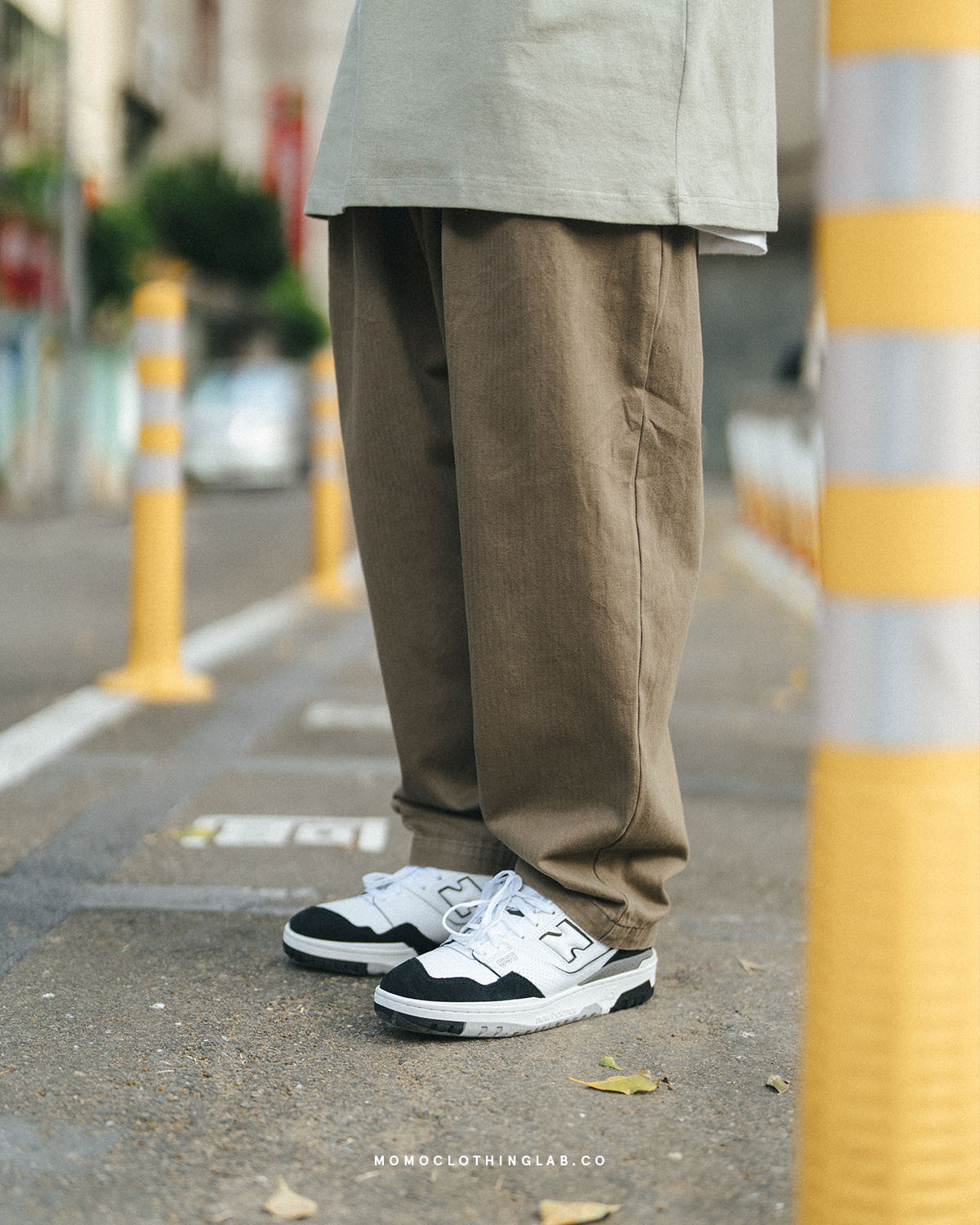 OurPick 日系人字紋錐形褲 4色