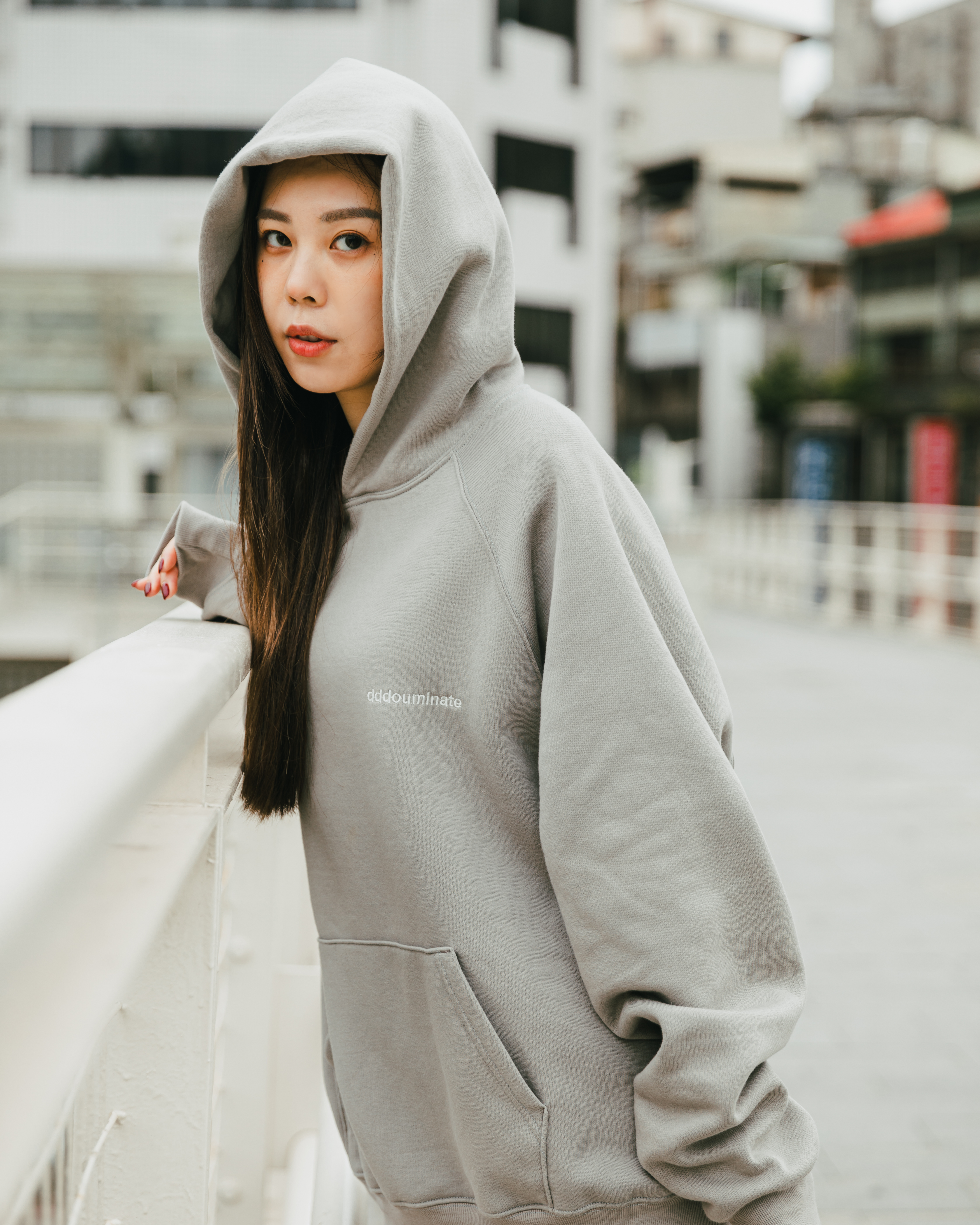 dddouminate by Doushop  classic logo hoodie