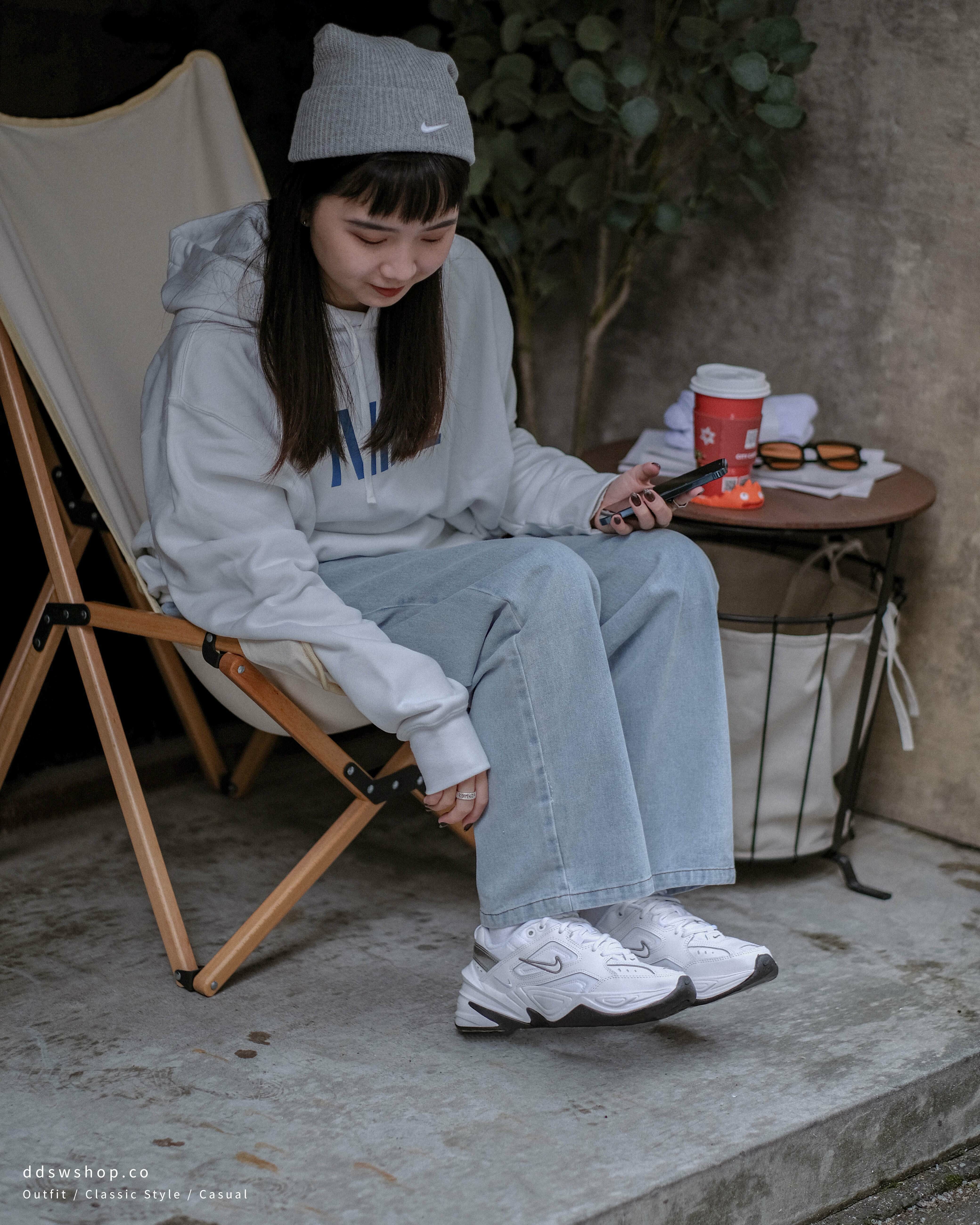 Nike M2K Tekno 復古 老爹鞋 厚底 銀色 刺繡Logo 銀白 BQ3378-100