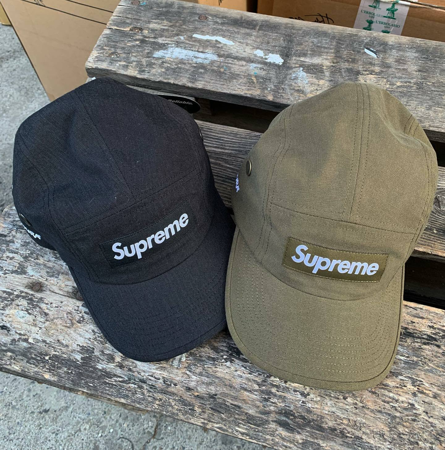 Supreme Vintage Box Cap μβ logo Camp - 通販 - hydro-mineral.net