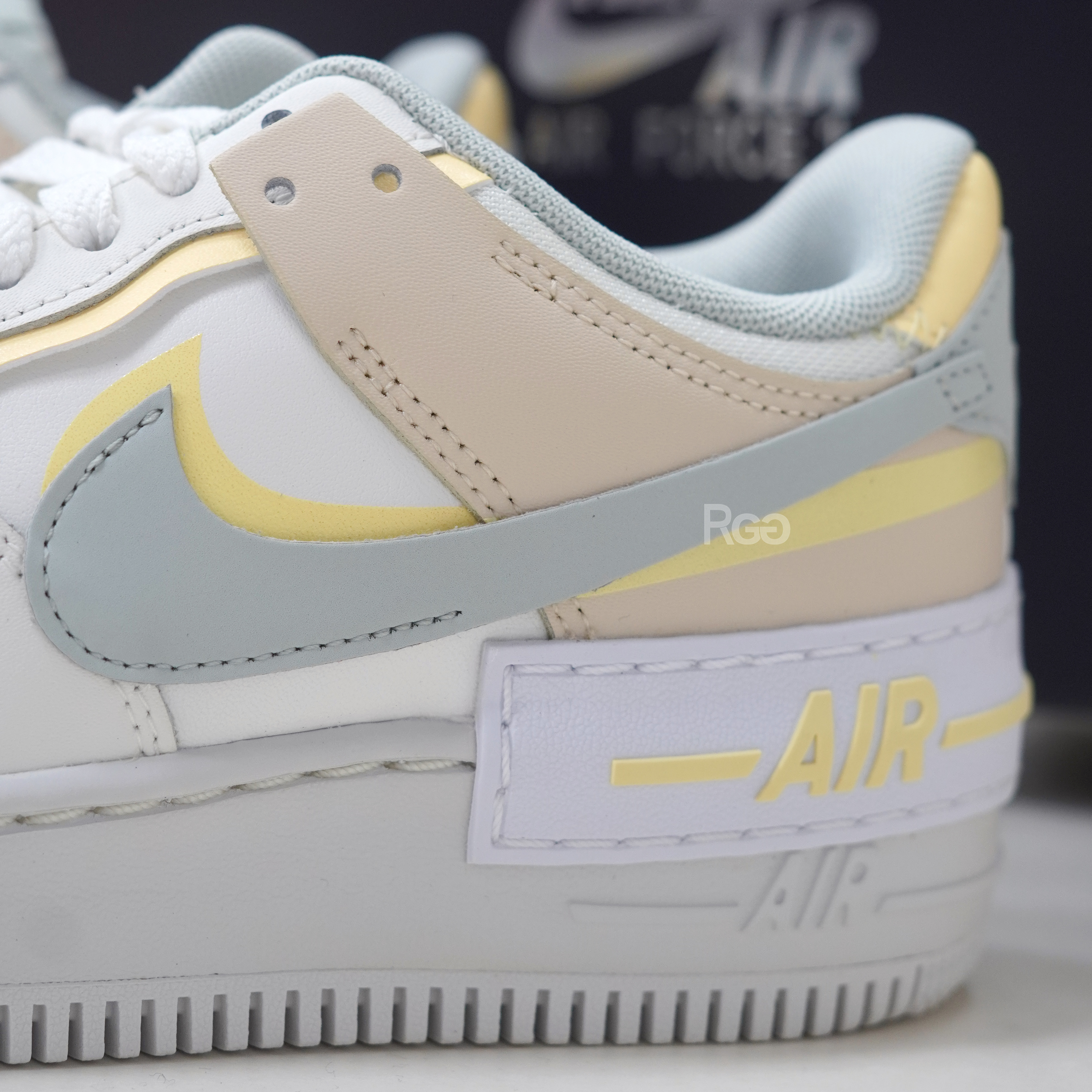 Nike W Air Force 1 Shadow 解構層次檸檬蘇打冰淇淋(DR7883-101)