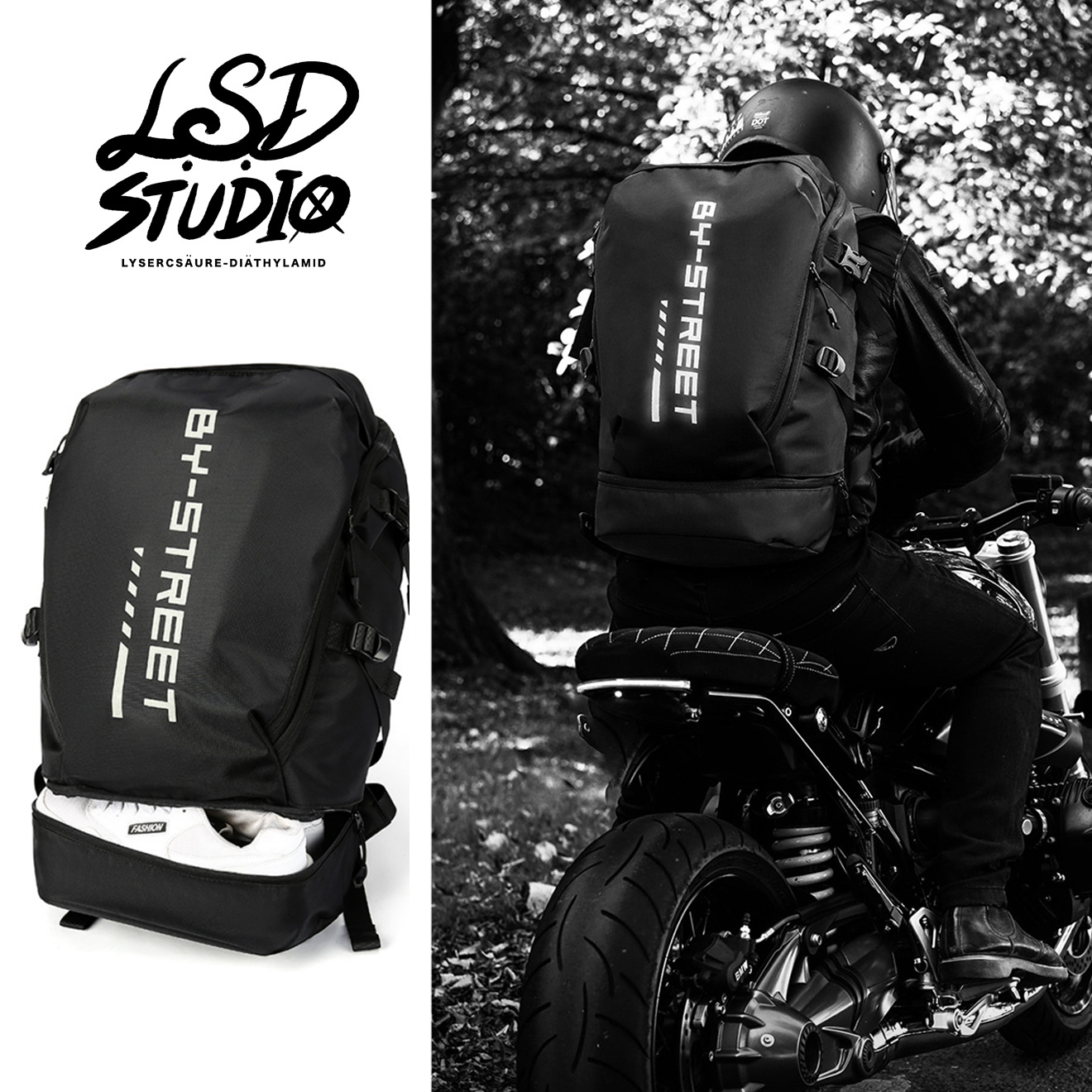 【BGAS015】黯行者反光騎行大容量後背包