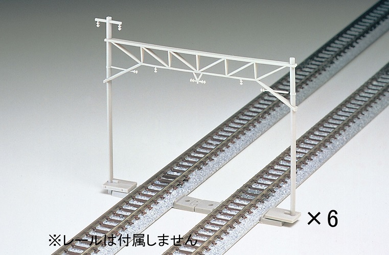 TOMIX 3004 Overhead Wire Mast for Double Tracks (Modern-Type/Set of 6)