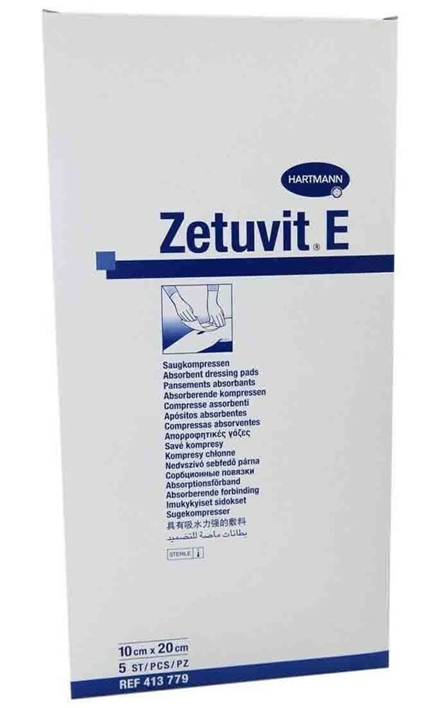 赫曼@ 傷口吸收敷貼 10cm X 20cm (25片裝)