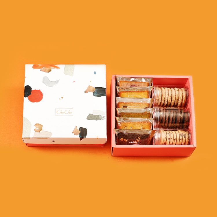 巴黎彩繪禮盒- 費南雪 + 餅乾
