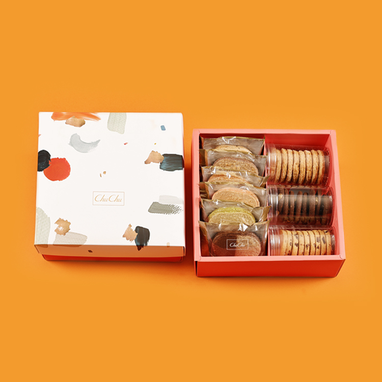 巴黎彩繪禮盒- 達克瓦茲 + 餅乾