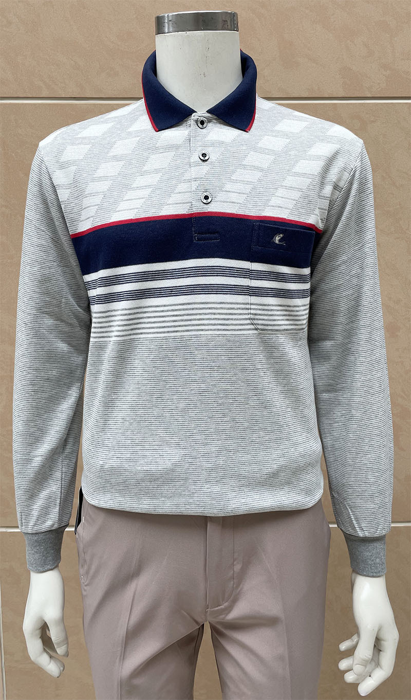 立體剪裁保暖Polo衫